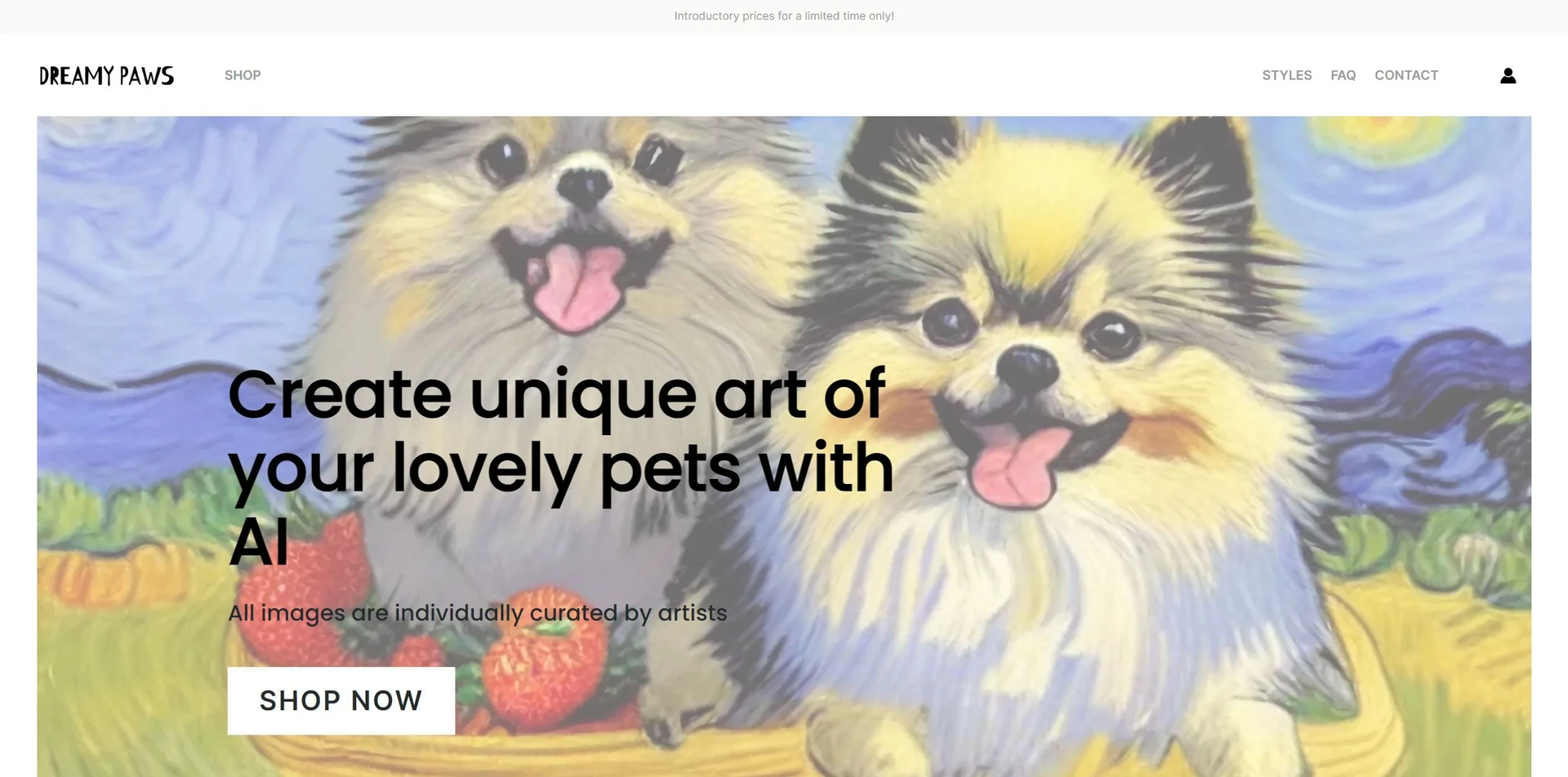 Dreamy Pawswebsite picture