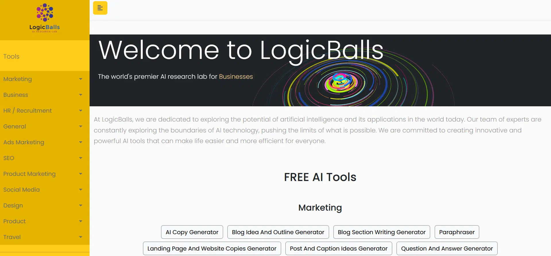 Logicballswebsite picture