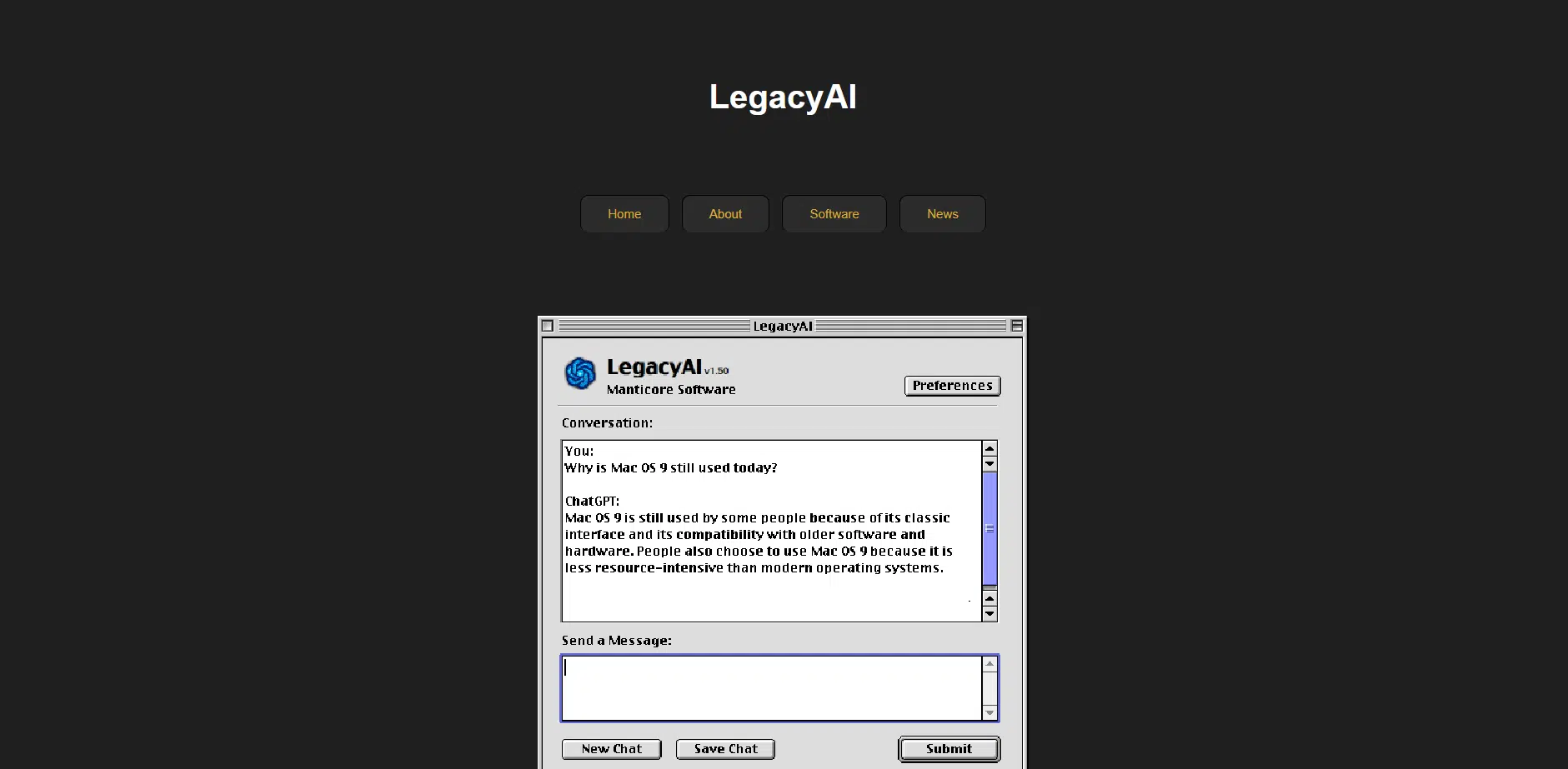 Legacy AIwebsite picture