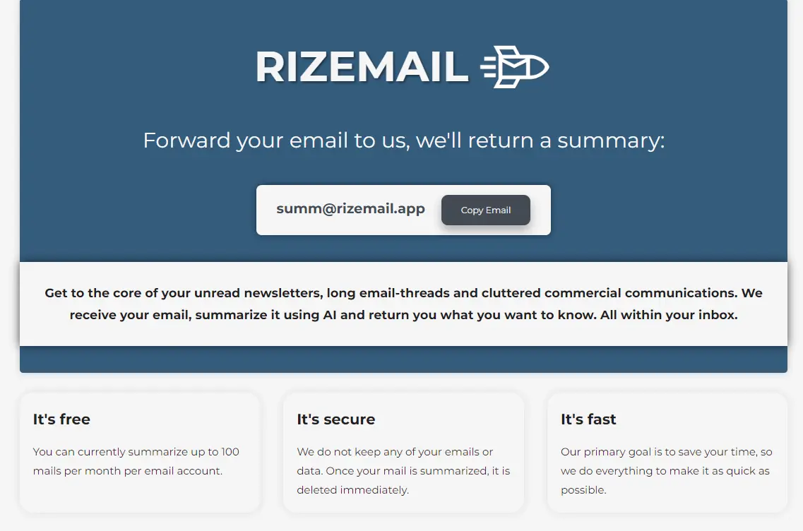 Rizemailwebsite picture