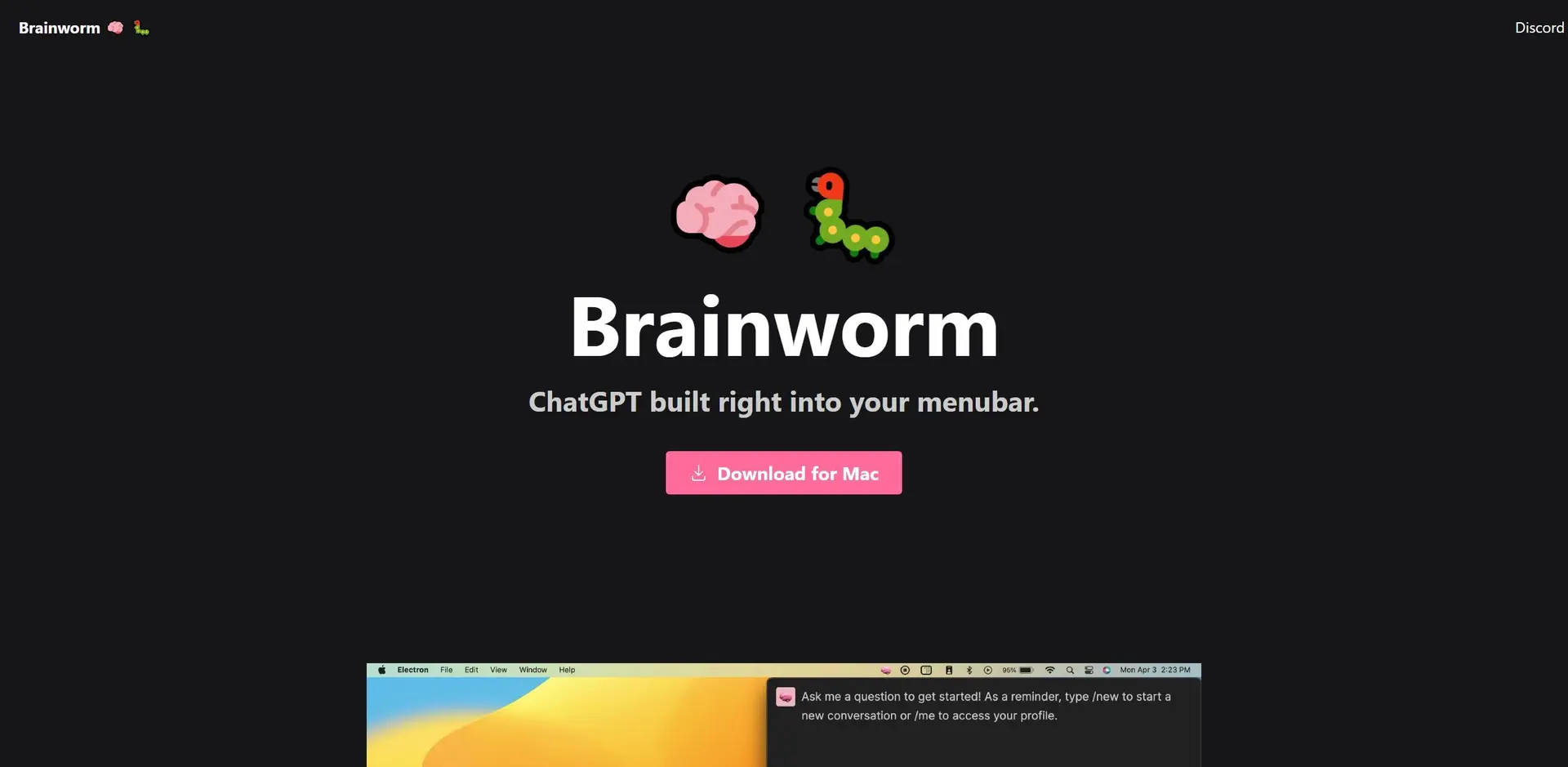 Brainwormwebsite picture