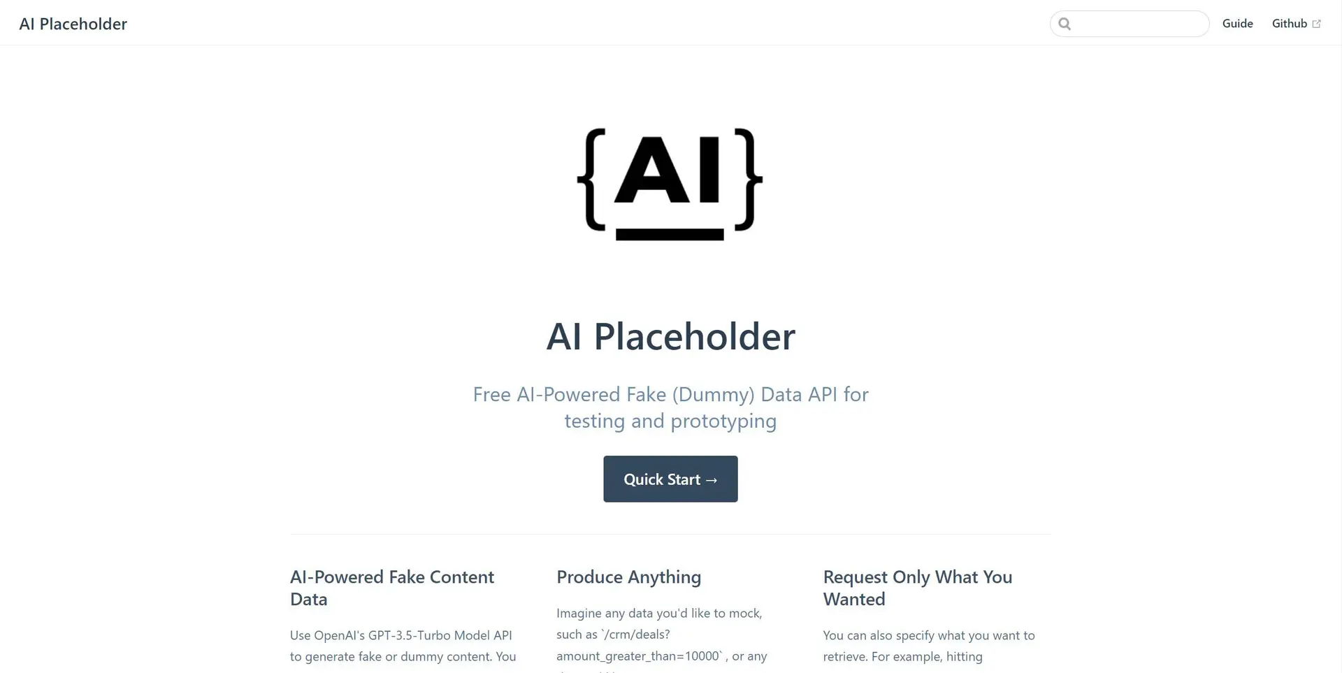 AI Placeholderwebsite picture