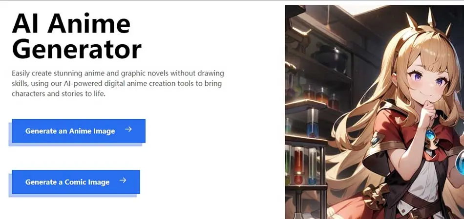AI Anime Generator Freewebsite picture