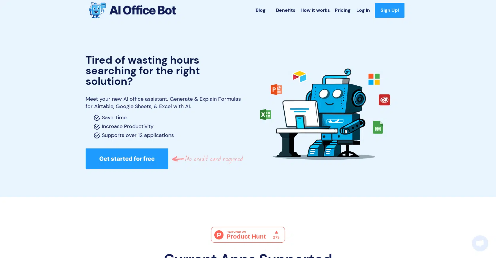 AI Office Botwebsite picture