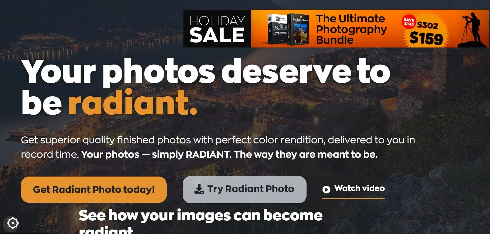 Radiant Photowebsite picture