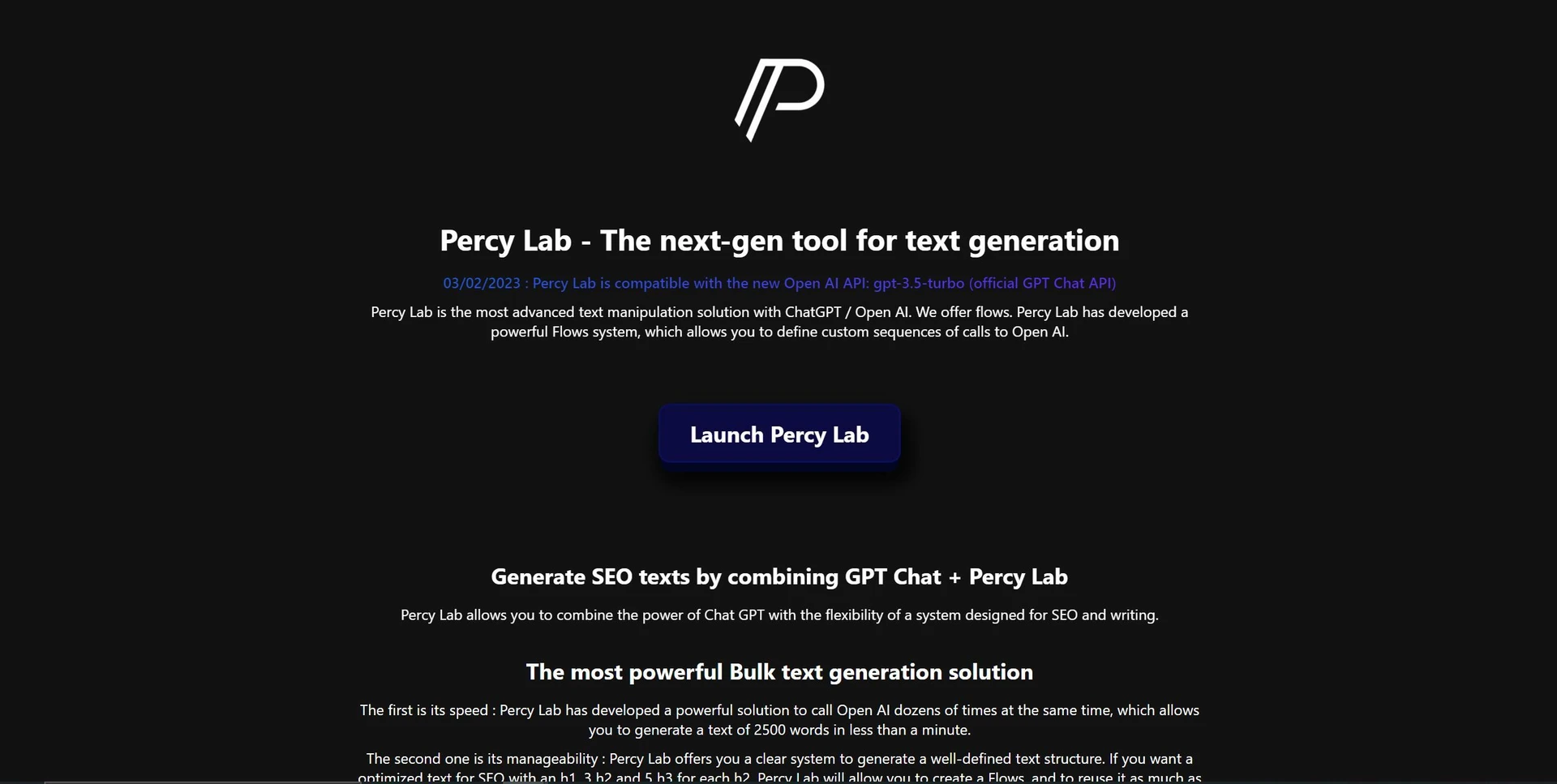 Percy Labwebsite picture