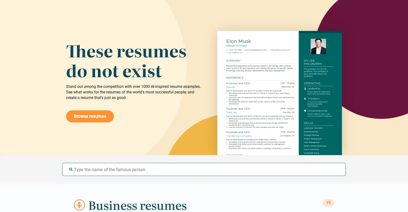 This Resume Does Not Existwebsite picture
