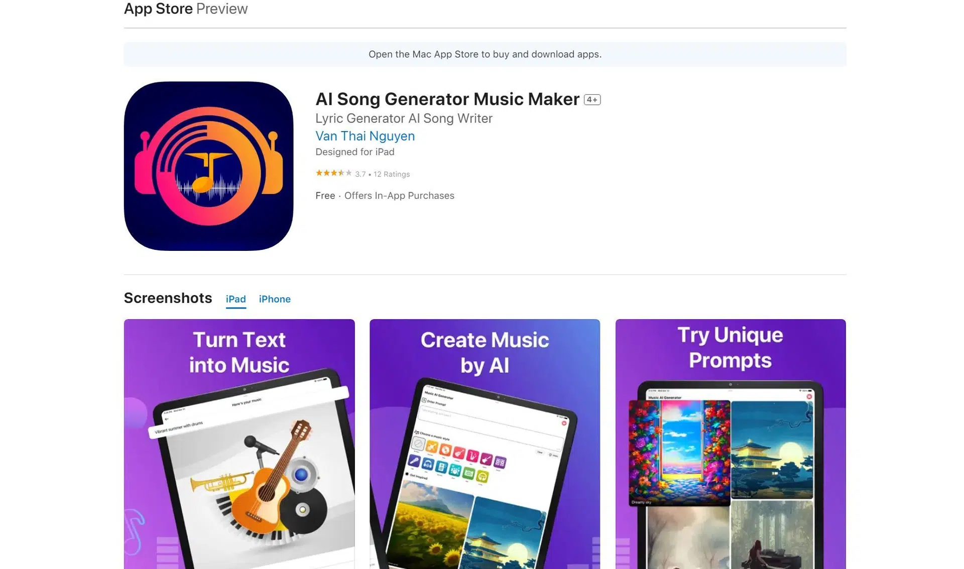 AI Music Generatorwebsite picture