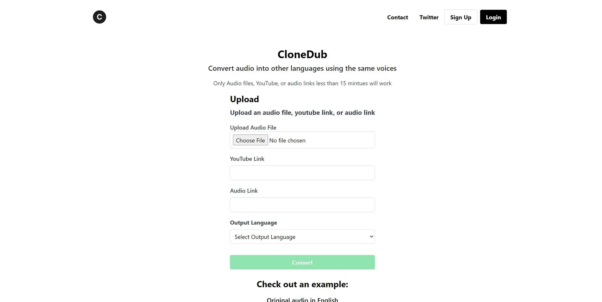 CloneDubwebsite picture