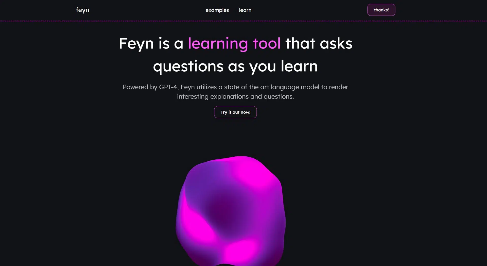 Feynwebsite picture