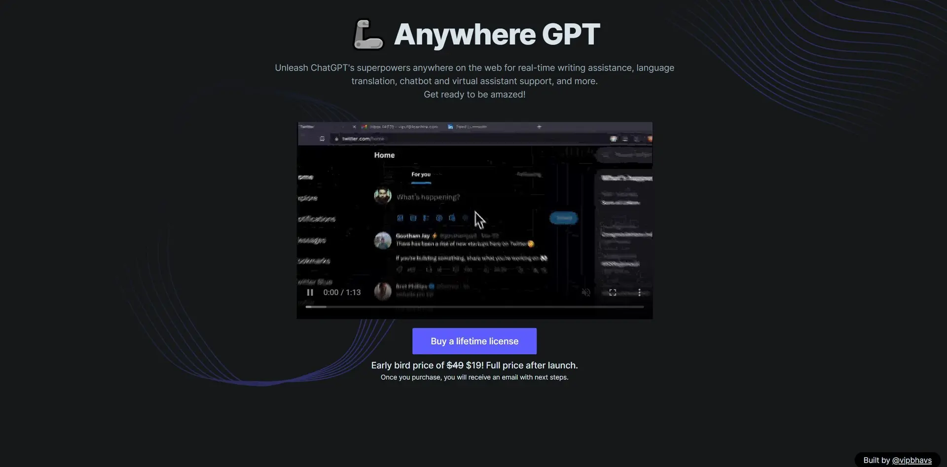 Anywhere GPTwebsite picture
