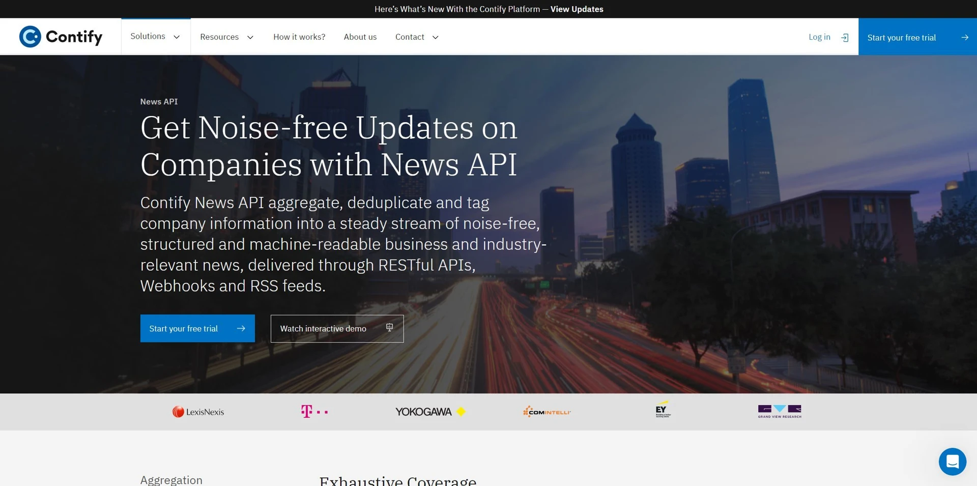 Contify News APIwebsite picture