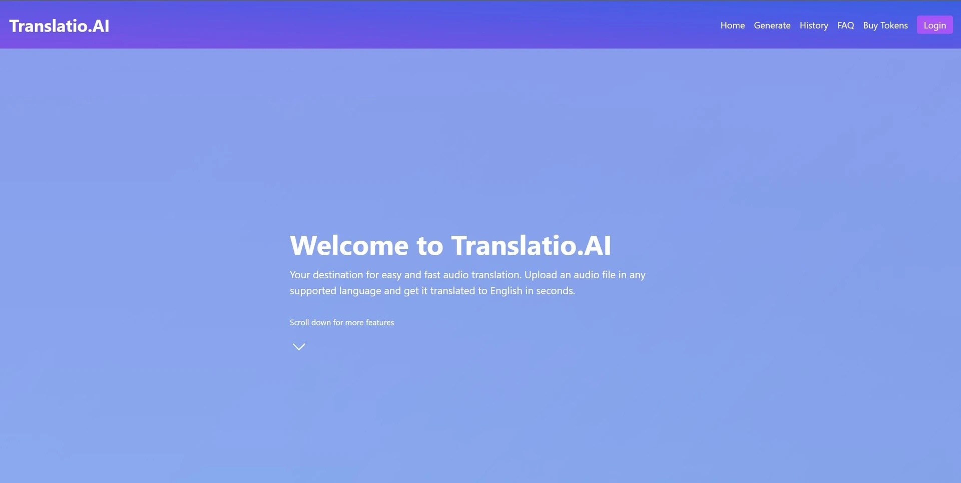 Translatio.AIwebsite picture
