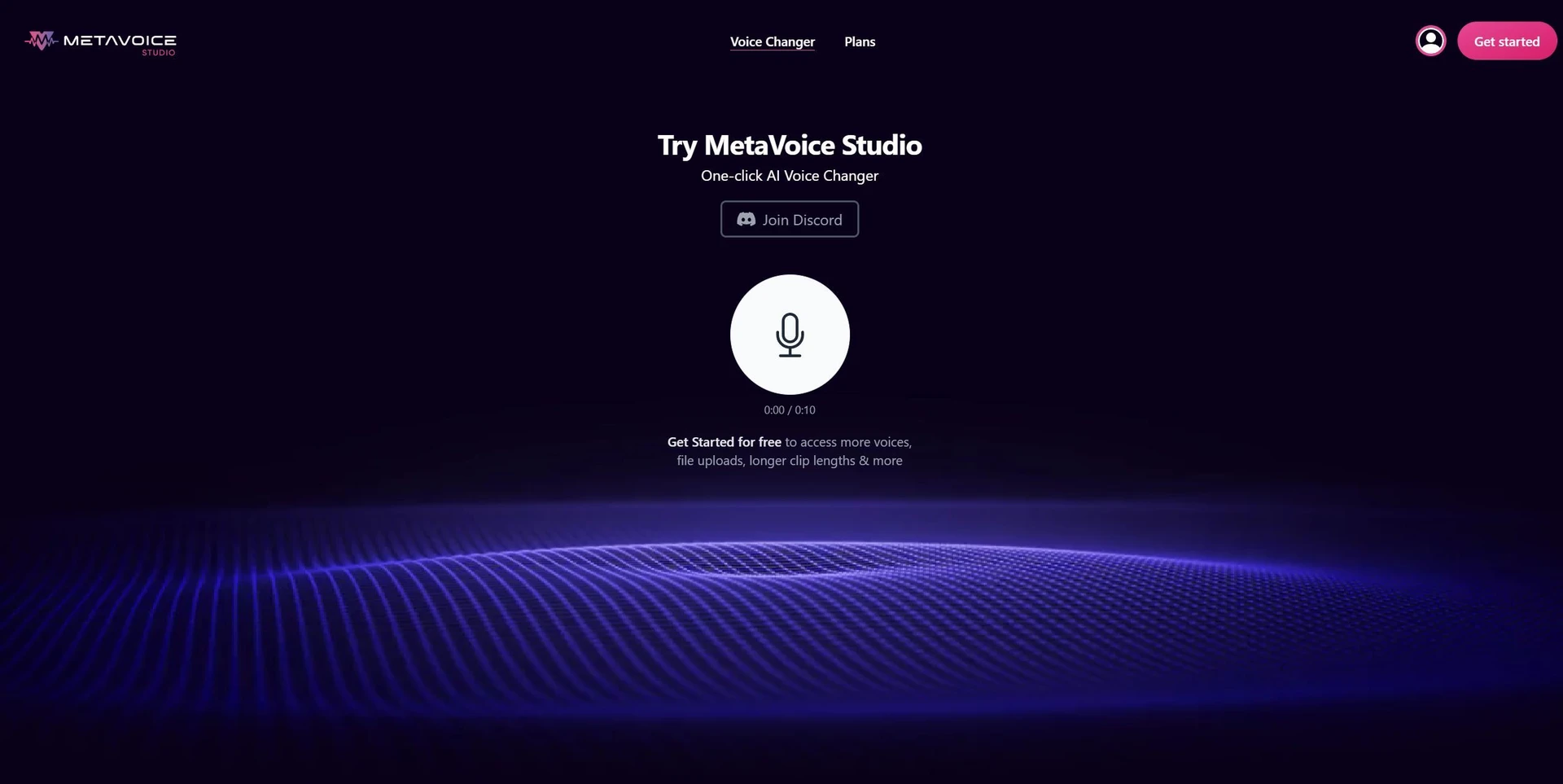 Metavoice Studiowebsite picture