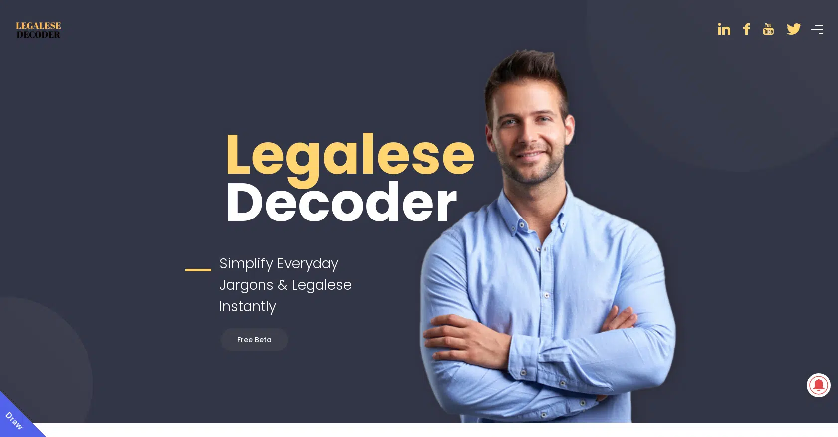 Legalese Decoderwebsite picture