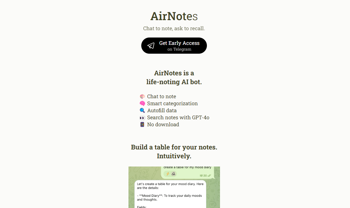 Airnotes AIwebsite picture