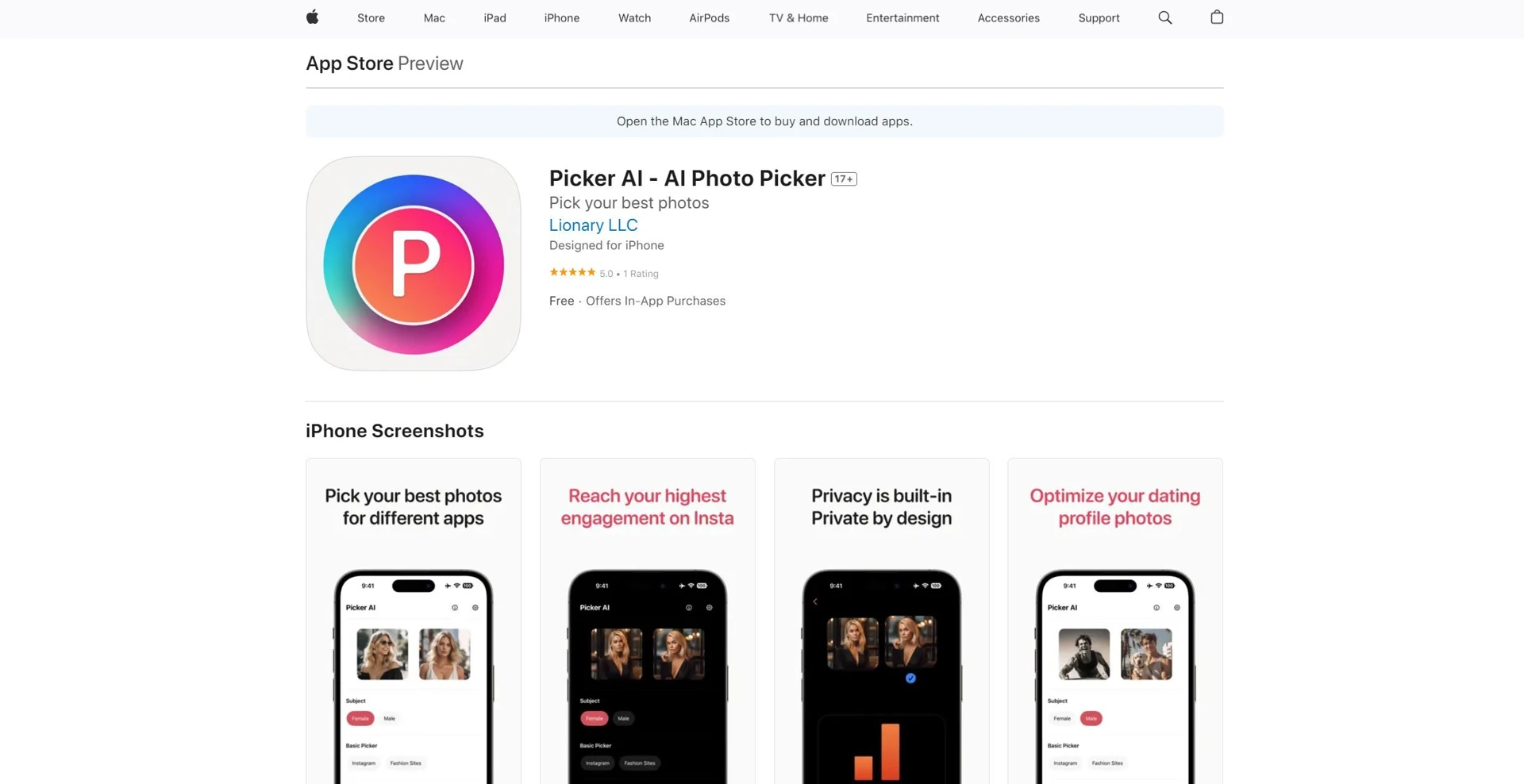 Picker AI - AI Photo Pickerwebsite picture
