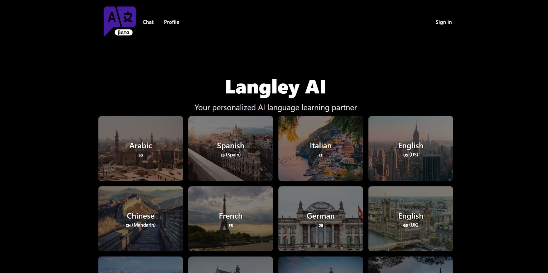 Langley AIwebsite picture