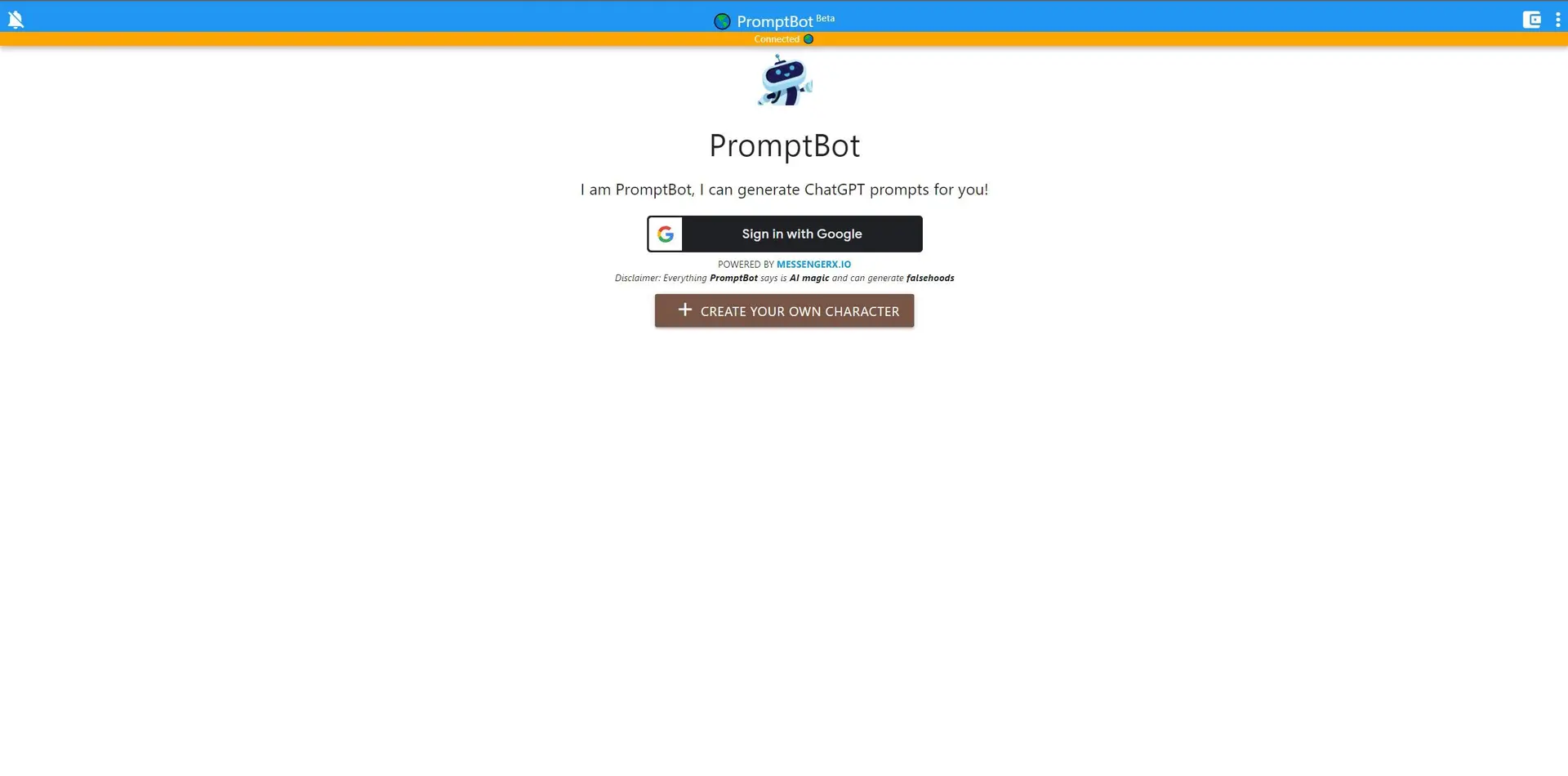 PromptBotwebsite picture