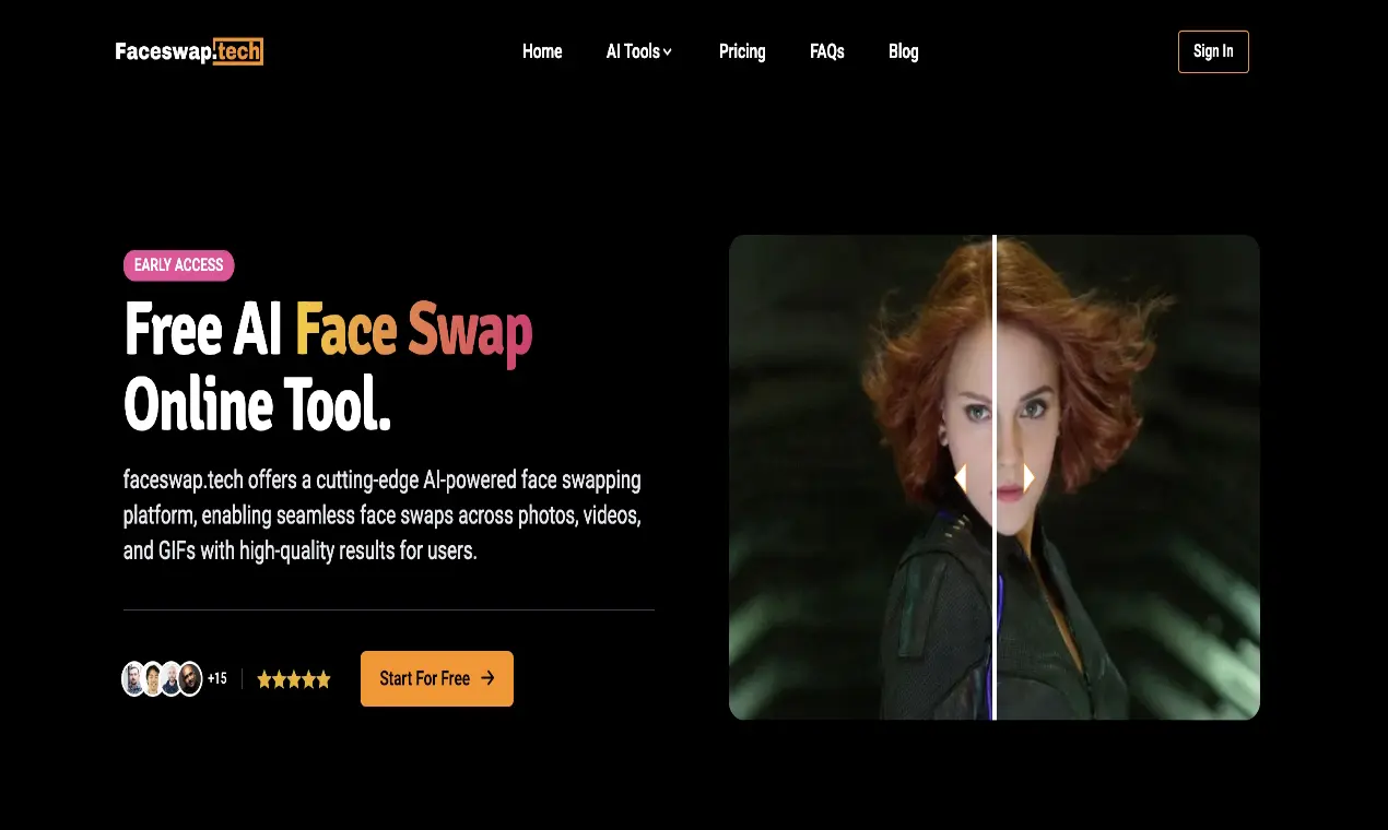 Faceswap.techwebsite picture