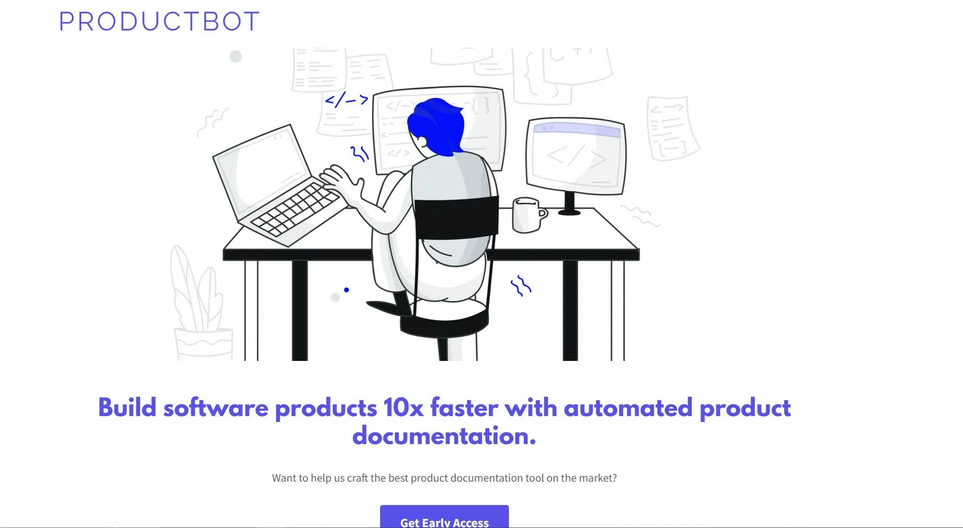 Product Bot AIwebsite picture