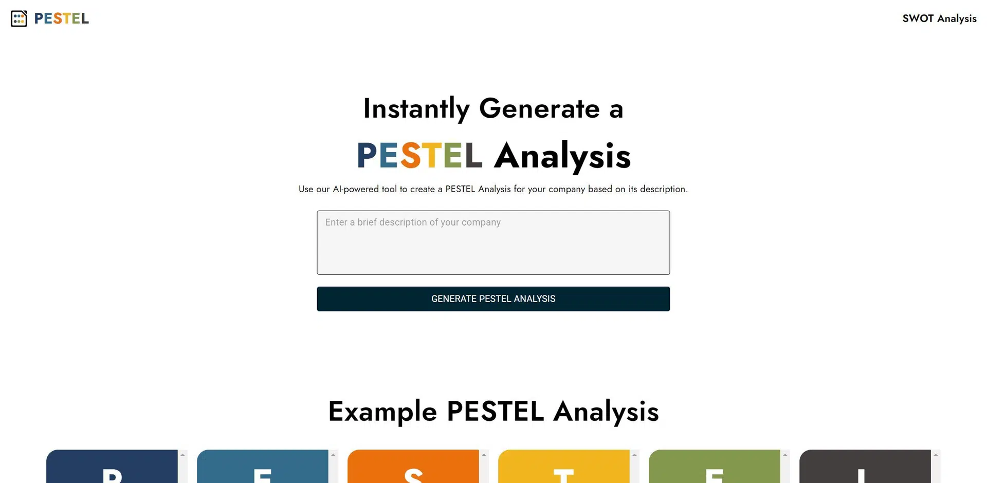 Pestel Analysiswebsite picture