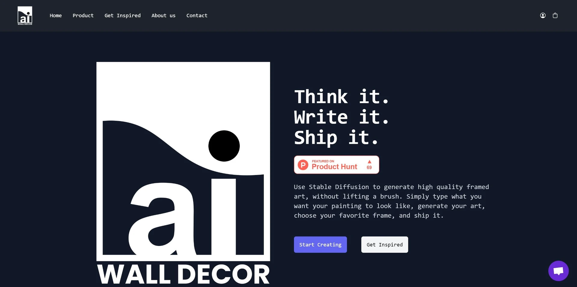 AI Wall Decorwebsite picture