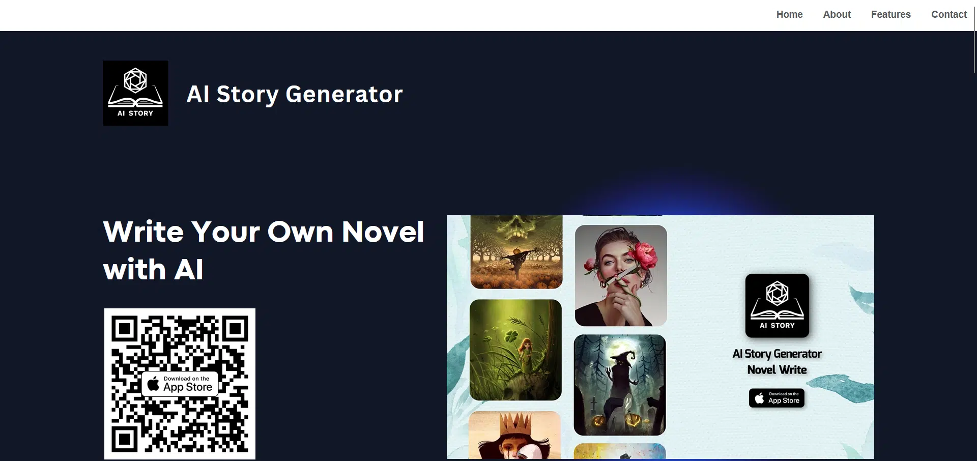 AI Story Generatorwebsite picture