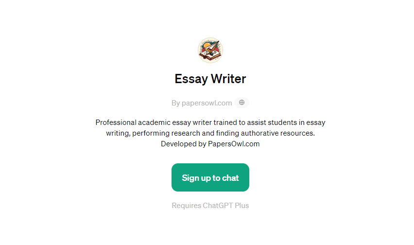 Essay Writer by PapersOwlwebsite picture
