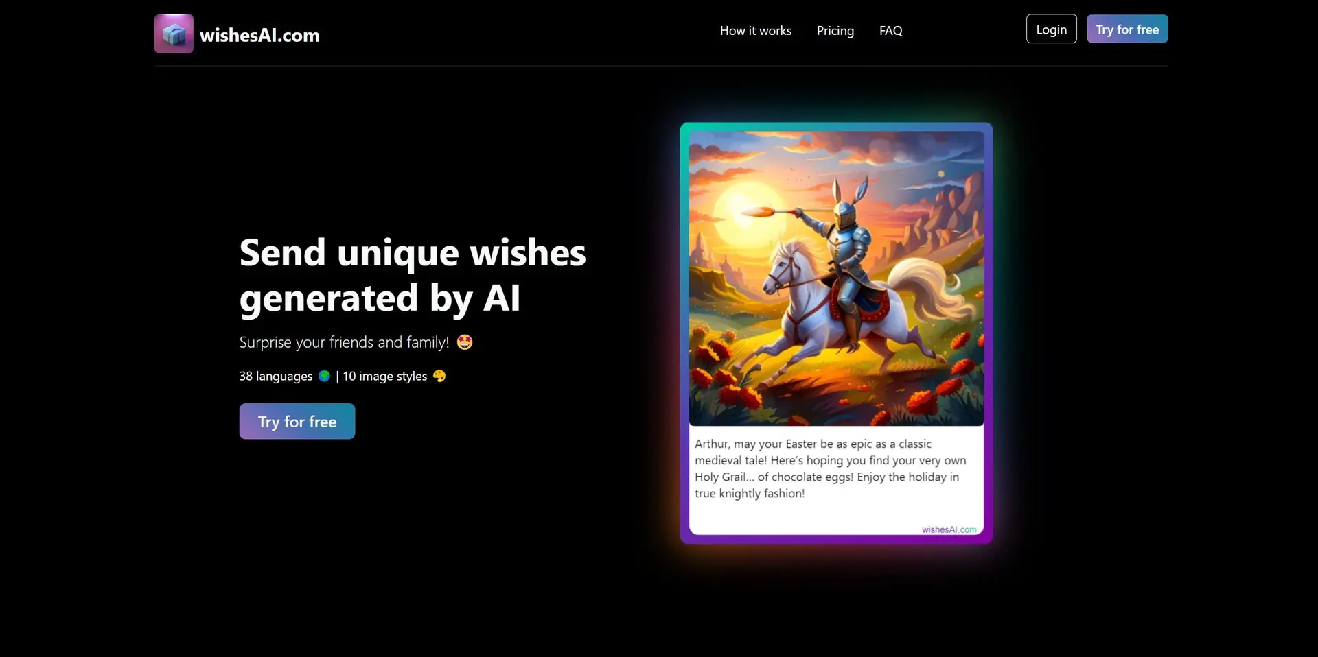 Wishes AIwebsite picture