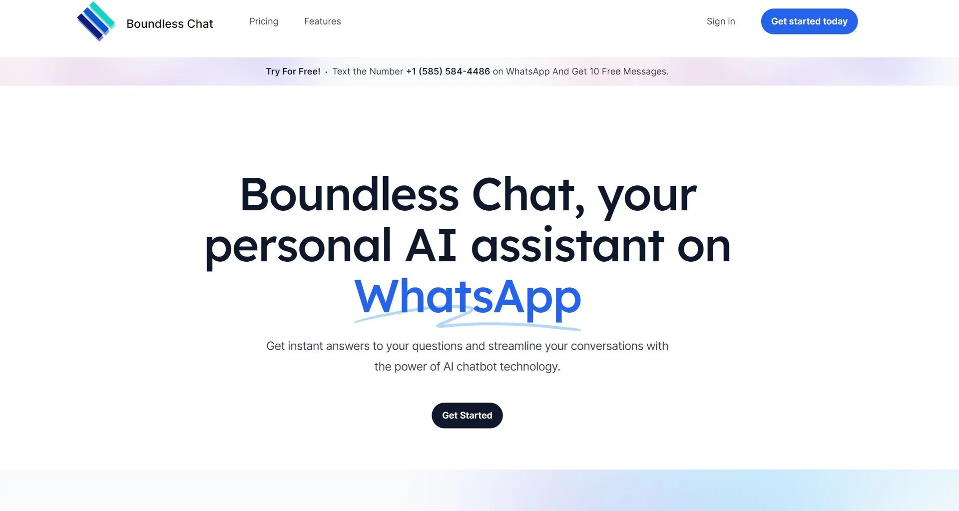 Boundless Chatwebsite picture